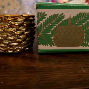Avon Golden Pinecone Candlette